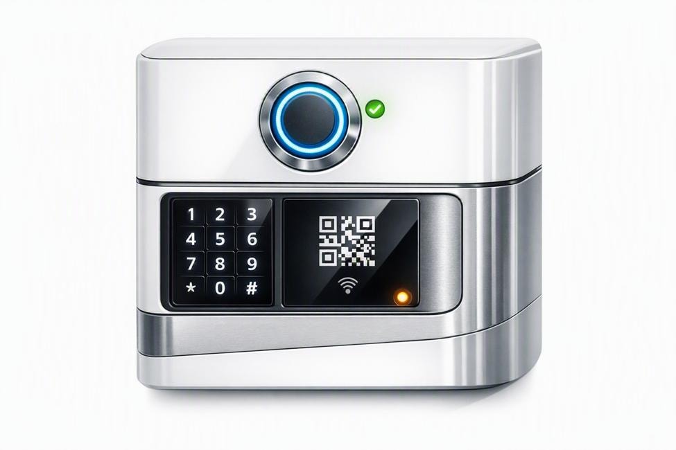 LokPort patent-pending design concept — derivative iteration of the production unit form factor